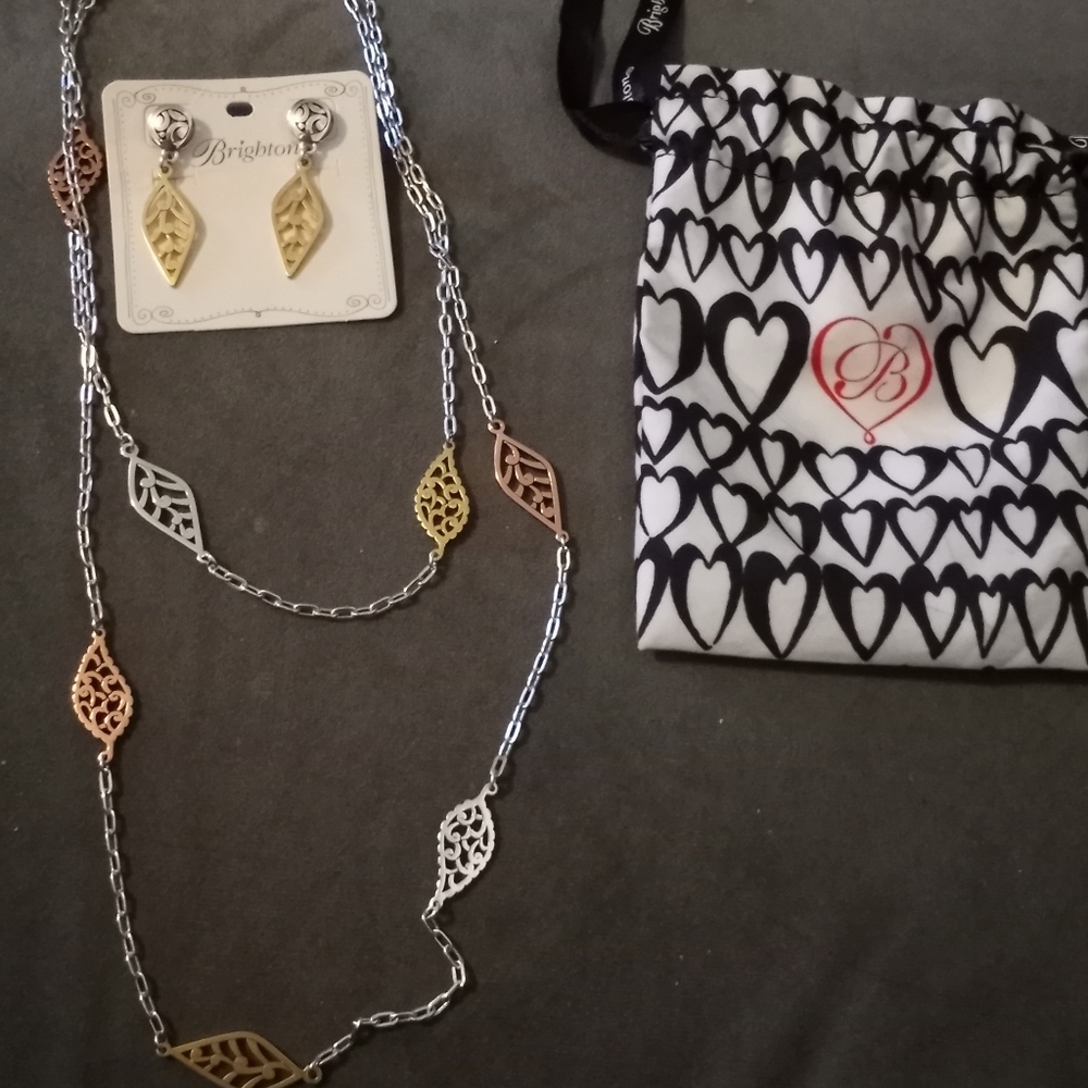 Brighton Barbados set earrings and necklace. Nwt